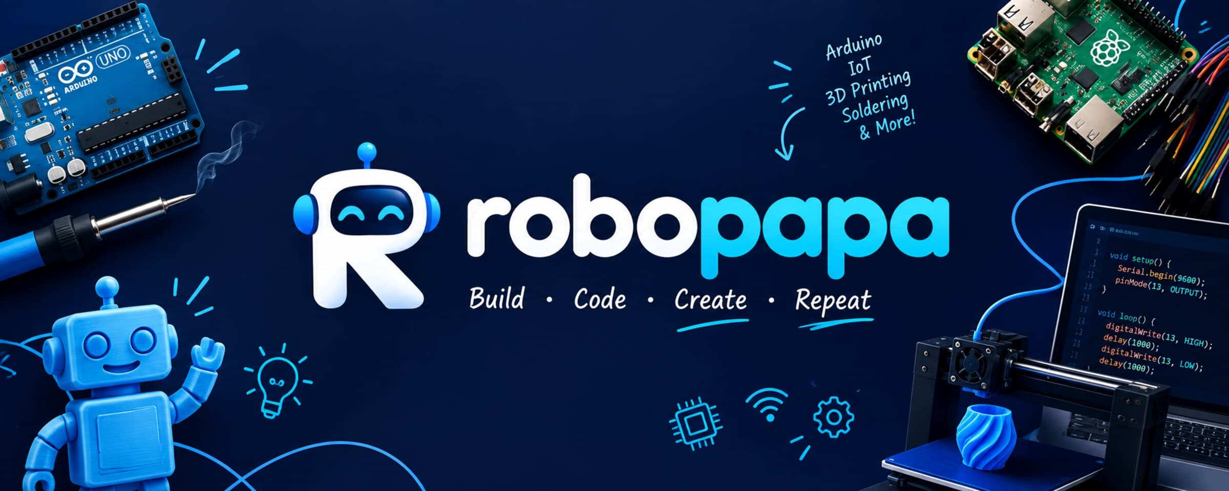 RoboPapa — Build, Code, Create, Repeat